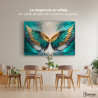 Foto 2 | Cuadro Alas De Ángel Canvas Alas Ángel Eternas 90x60