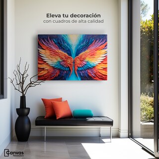 Foto 3 | Cuadro Alas De Ángel Canvas Alas Ángel Guardián 90x60