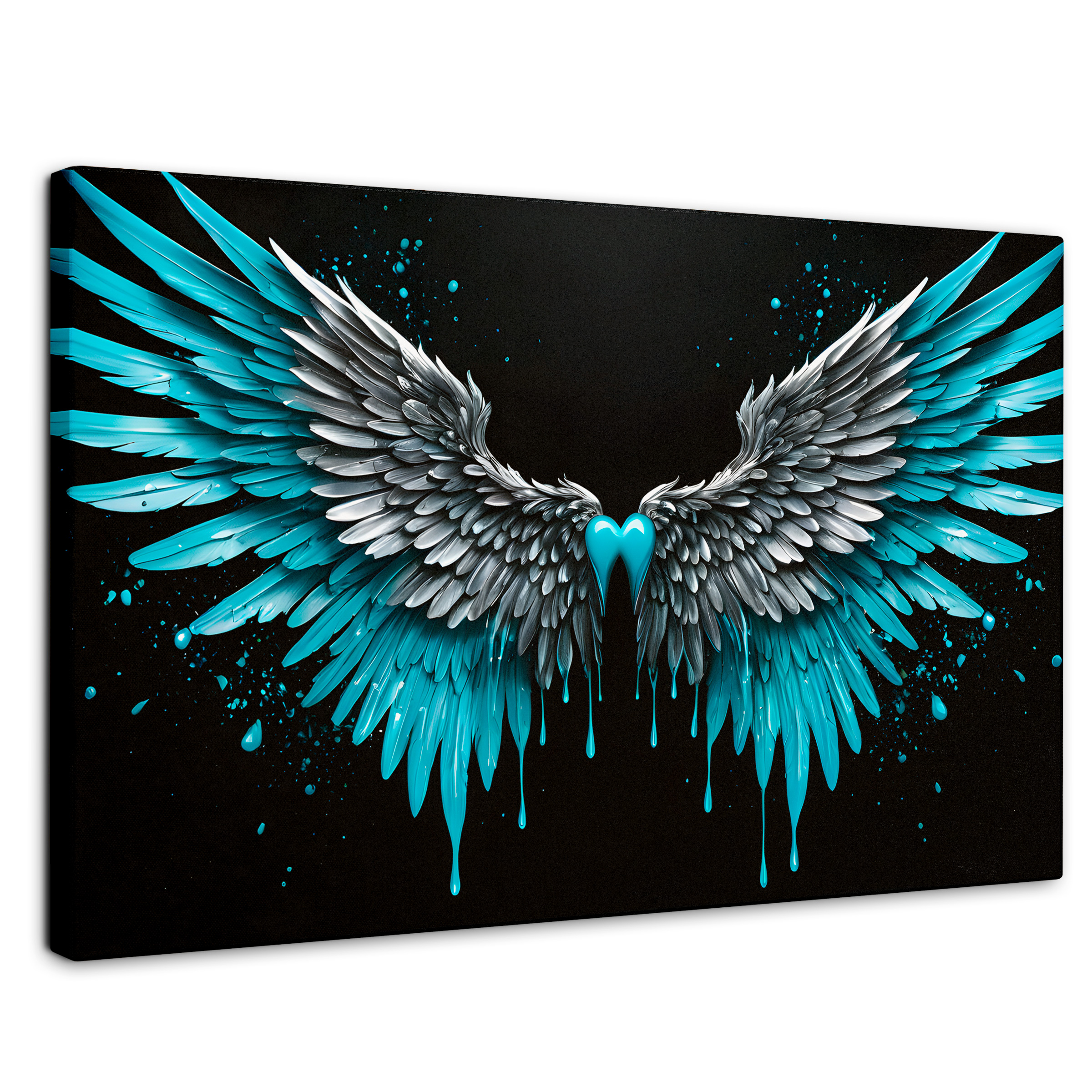 Cuadro Alas De Ángel Canvas Esencia De Ángeles 90x60