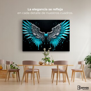 Foto 2 | Cuadro Alas De Ángel Canvas Esencia De Ángeles 90x60