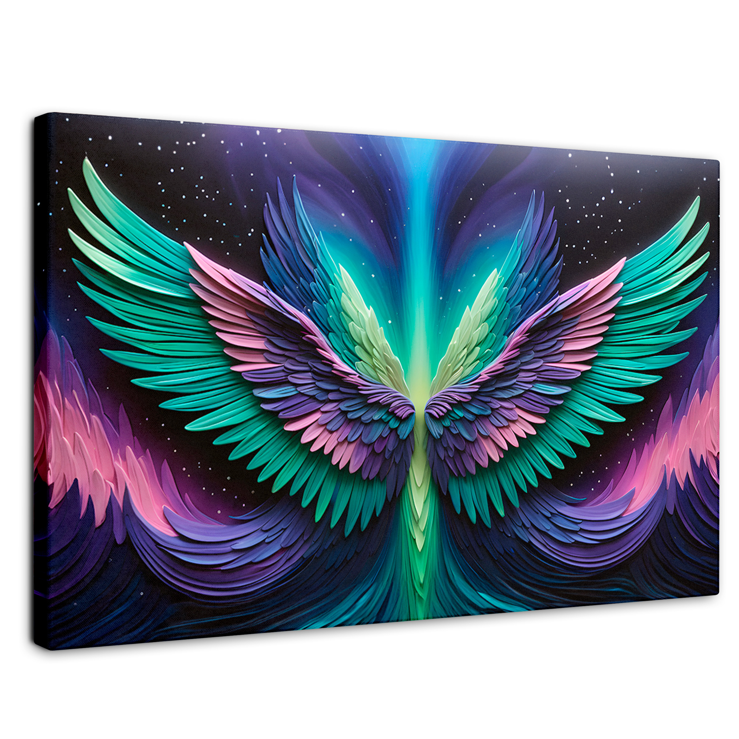 Foto 1 | Cuadro Alas De Ángel Canvas Alas Ángel Cosmic 90x60