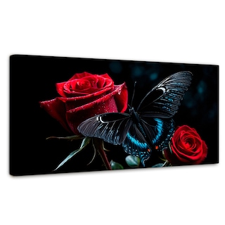 Foto 1 | Cuadro Mariposas Canvas Mariposa Nocturna 120x60