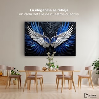 Foto 2 | Cuadro Alas De Ángel Canvas Alas Ángel Cósmico 90x60