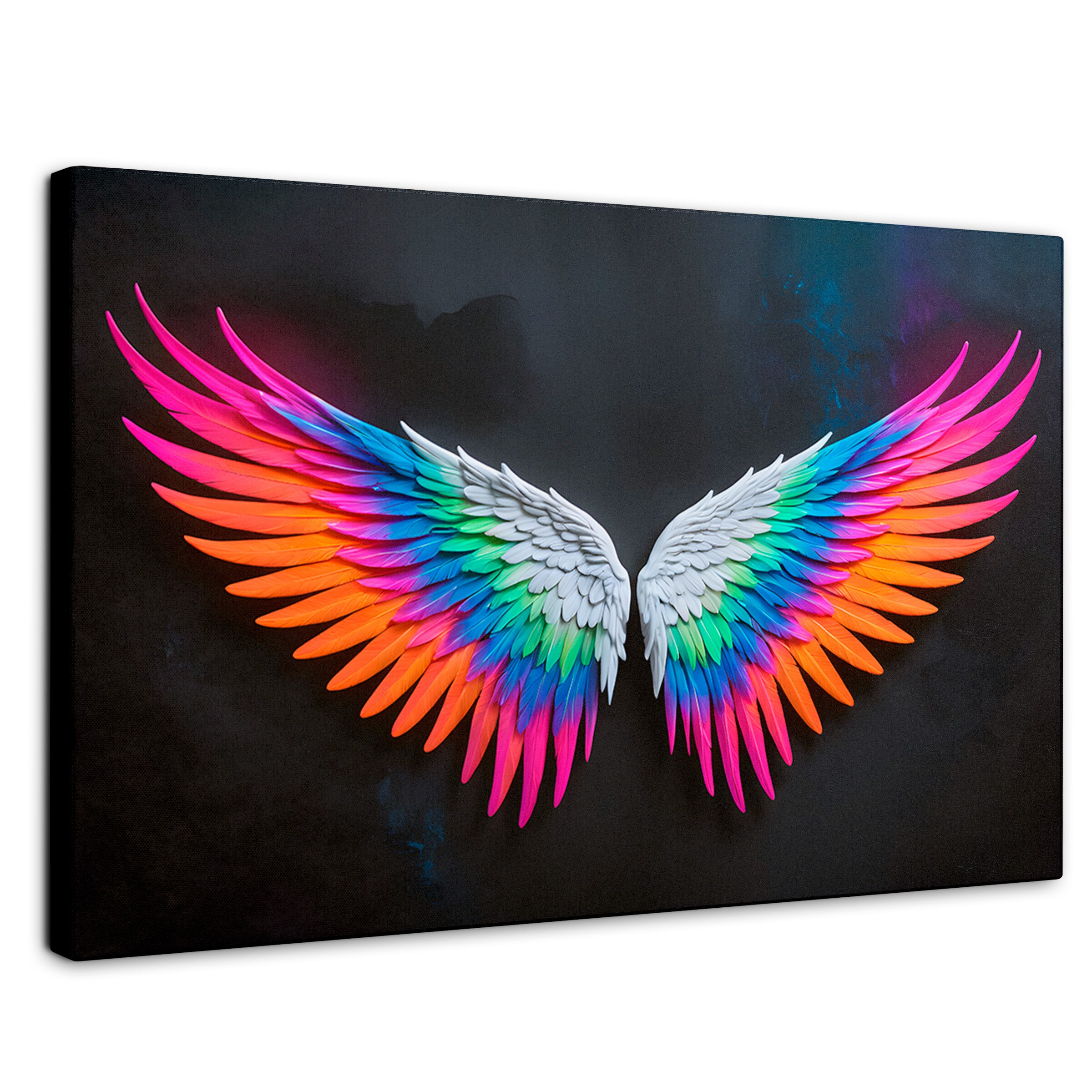 Cuadro Alas De Ángel Canvas Alas Ángel Armonía 90x60 $995