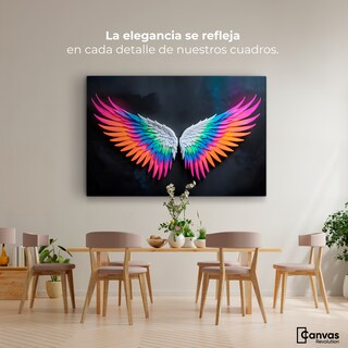 Foto 2 | Cuadro Alas De Ángel Canvas Alas Ángel Armonía 90x60
