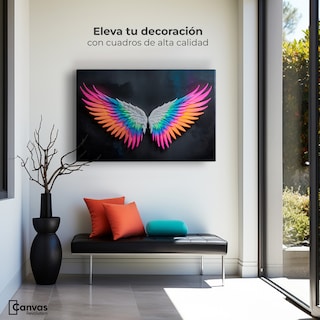 Foto 3 | Cuadro Alas De Ángel Canvas Alas Ángel Armonía 90x60