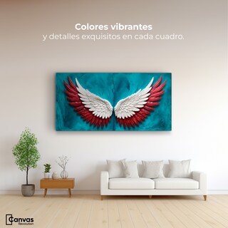 Foto 2 | Cuadro Alas De Ángel Canvas Ángel Vuelo Puro 120x60