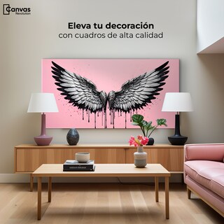 Foto 3 | Cuadro Alas De Ángel Canvas Luz De Ángeles 120x60
