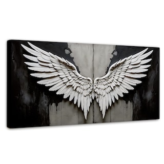 Foto 1 | Cuadro Alas De Ángel Canvas Alas Ángel Sombra 120x60