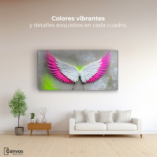 Foto 2 | Cuadro Alas De Ángel Canvas Alas Vuelo Intenso 120x60