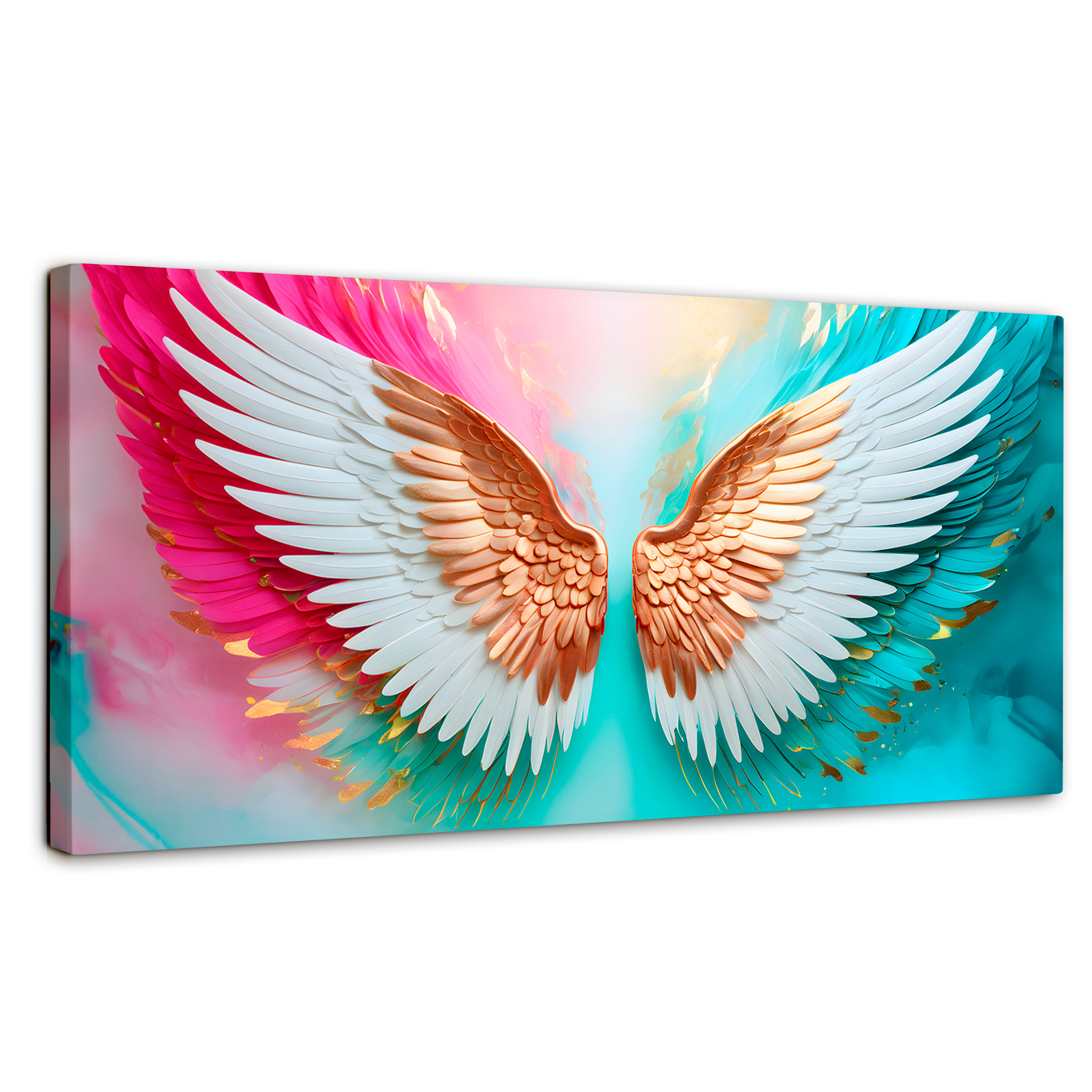 Foto 1 | Cuadro Alas De Ángel Canvas Ángel Espíritu Luz 120x60