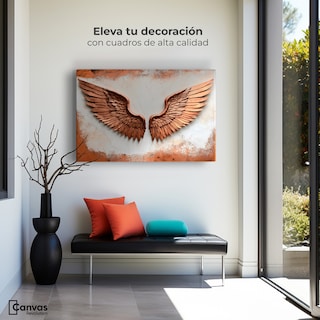 Foto 3 | Cuadro Alas De Ángel Canvas Alas Ángel Sublime 90x60
