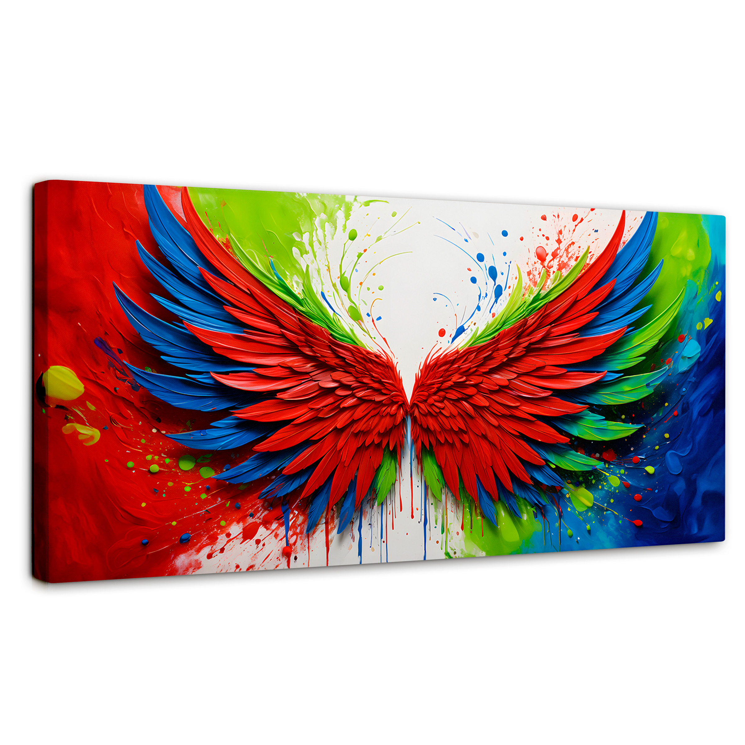 Foto 2 pulgar | Cuadro Alas De Ángel Canvas Alas Ángel Brillo 120x60
