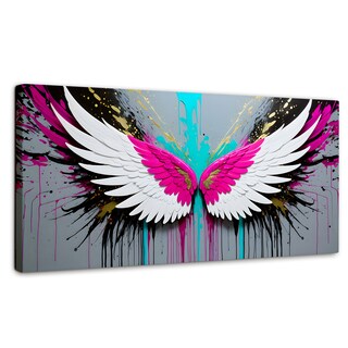 Foto 1 | Cuadro Alas De Ángel Canvas Alas Vuelo Eterno 120x60