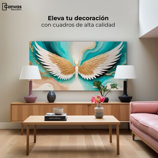 Foto 3 | Cuadro Alas De Ángel Canvas Alas Ángel Deco 120x60