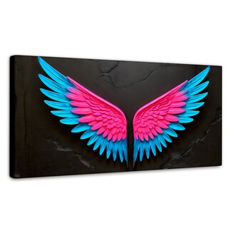 Foto 1 | Cuadro Alas De Ángel Canvas Alas Vuelo De Luz 120x60