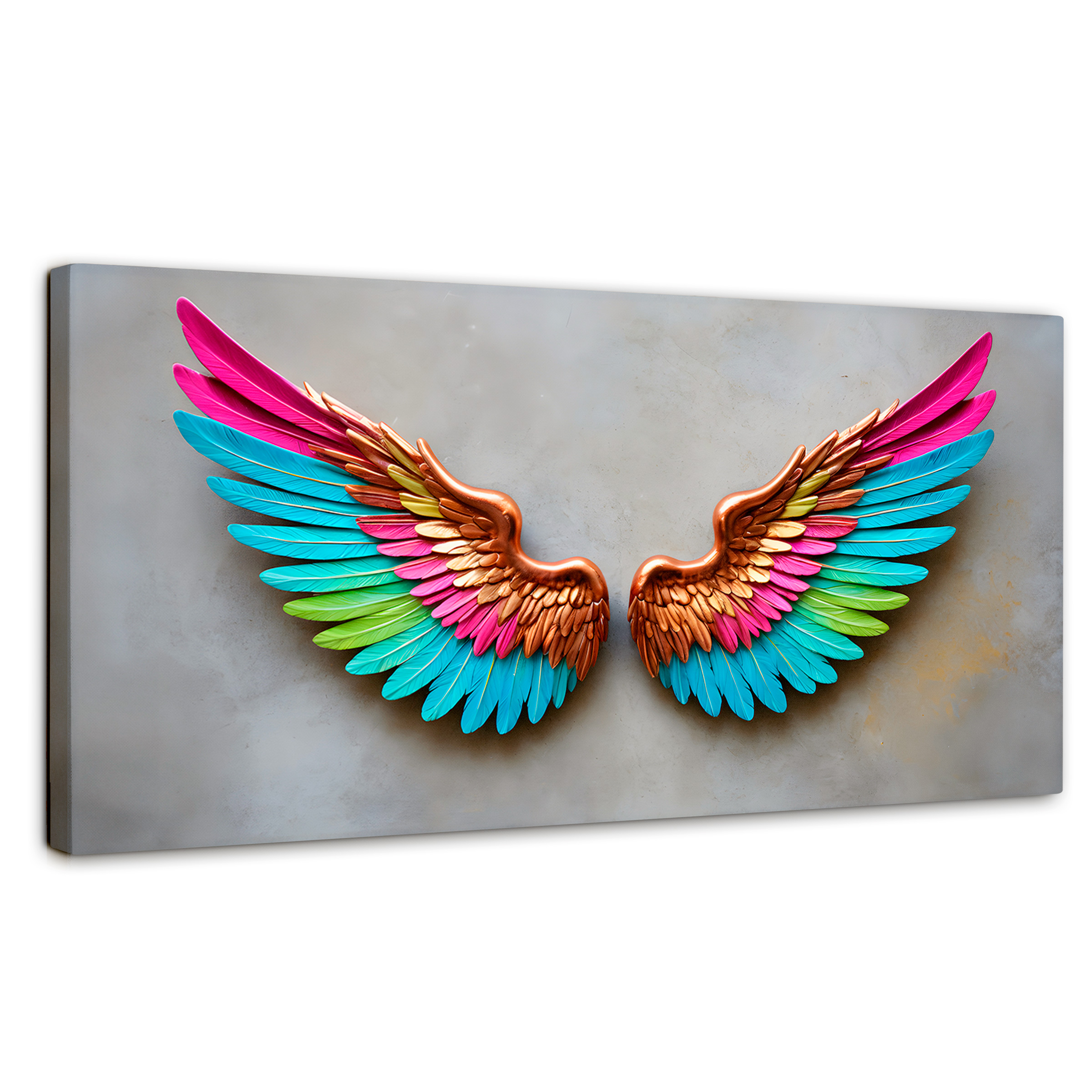 Cuadro Alas De Ángel Canvas Ángel Resplandor 120x60