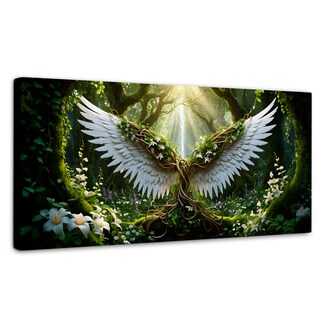 Foto 1 | Cuadro Alas De Ángel Canvas Alas De La Jungla 120x60