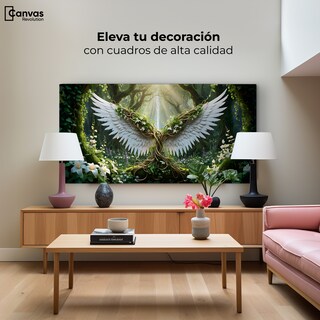 Foto 3 | Cuadro Alas De Ángel Canvas Alas De La Jungla 120x60