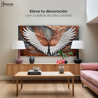 Foto 3 | Cuadro Alas De Ángel Canvas Alas De Eternidad 120x60