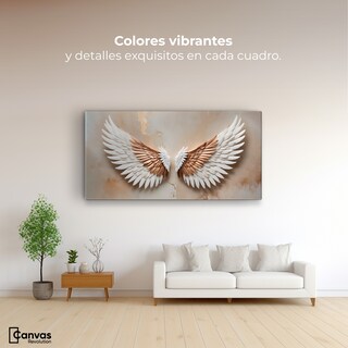 Foto 2 | Cuadro Alas De Ángel Canvas Alas Espíritu Sol 120x60