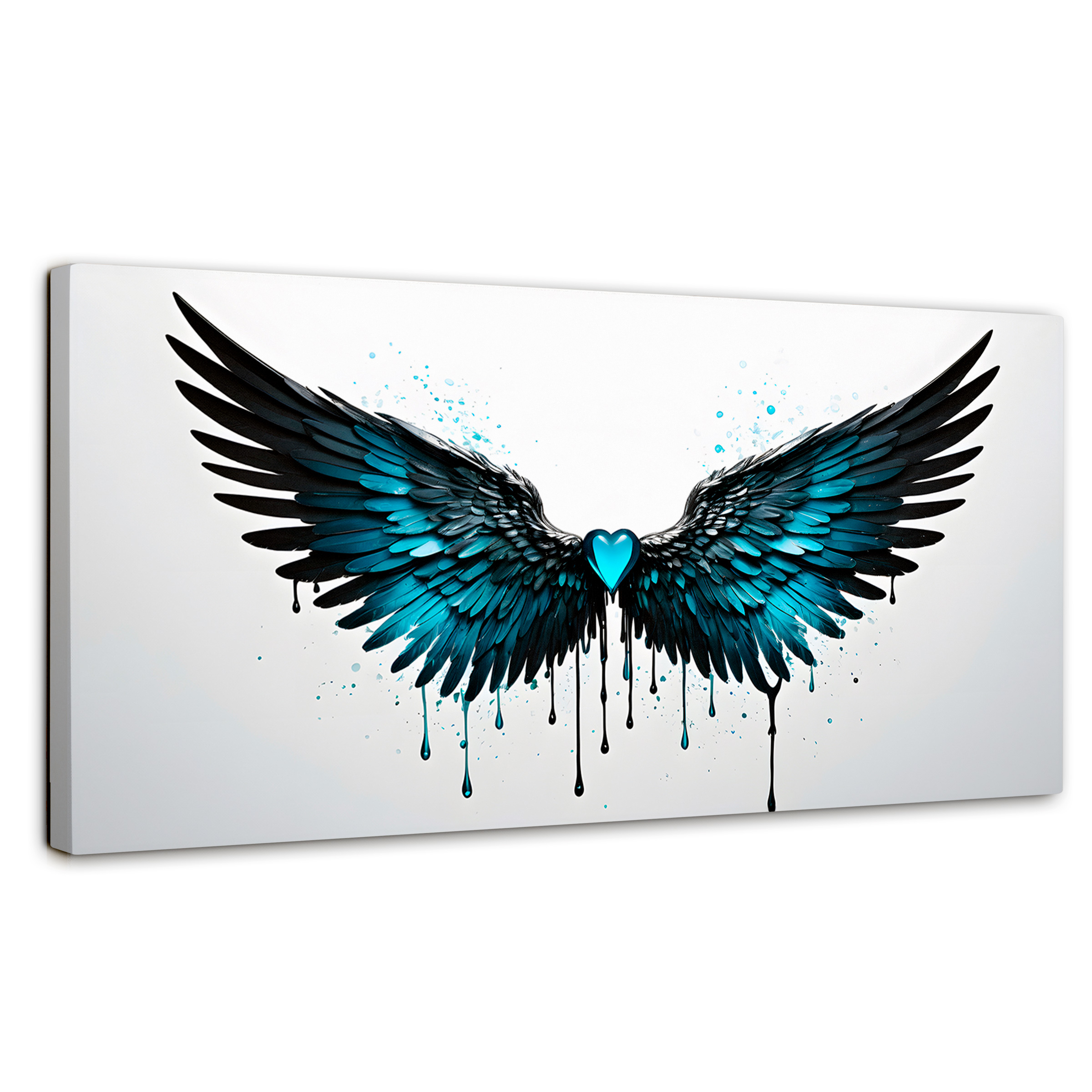 Foto 1 | Cuadro Alas De Ángel Canvas Alas Piedra Ángel 120x60