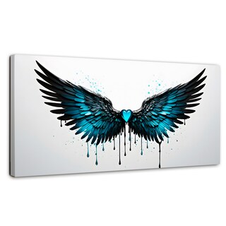 Foto 1 | Cuadro Alas De Ángel Canvas Alas Piedra Ángel 120x60