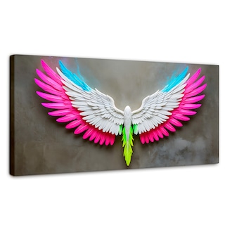 Foto 1 | Cuadro Alas De Ángel Canvas Ángel Alas De Luz 120x60