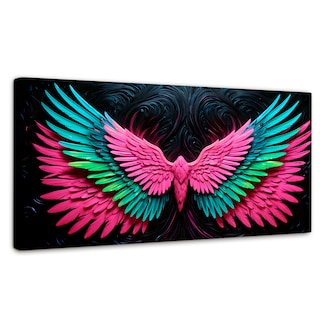 Foto 1 | Cuadro Alas De Ángel Canvas Alas Luz Ángeles 120x60