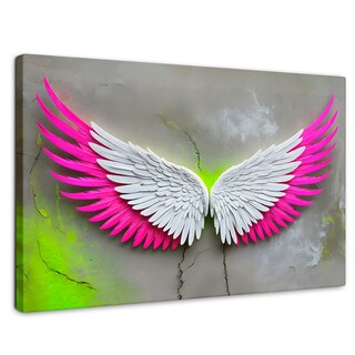 Foto 1 | Cuadro Alas De Ángel Canvas Alas Vuelo Intenso 90x60