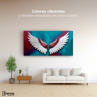 Foto 2 | Cuadro Alas De Ángel Canvas Alas Ángel Intenso 120x60
