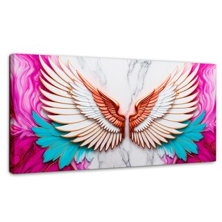 Foto 1 | Cuadro Alas De Ángel Canvas Ángel Vuelo Divino 120x60