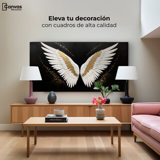 Foto 3 | Cuadro Alas De Ángel Canvas Alas Ángel Eleganza 120x60