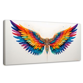 Foto 1 | Cuadro Alas De Ángel Canvas Alas Color De Ángel 120x60