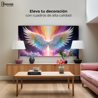 Foto 3 | Cuadro Alas De Ángel Canvas Aura Angelical 120x60