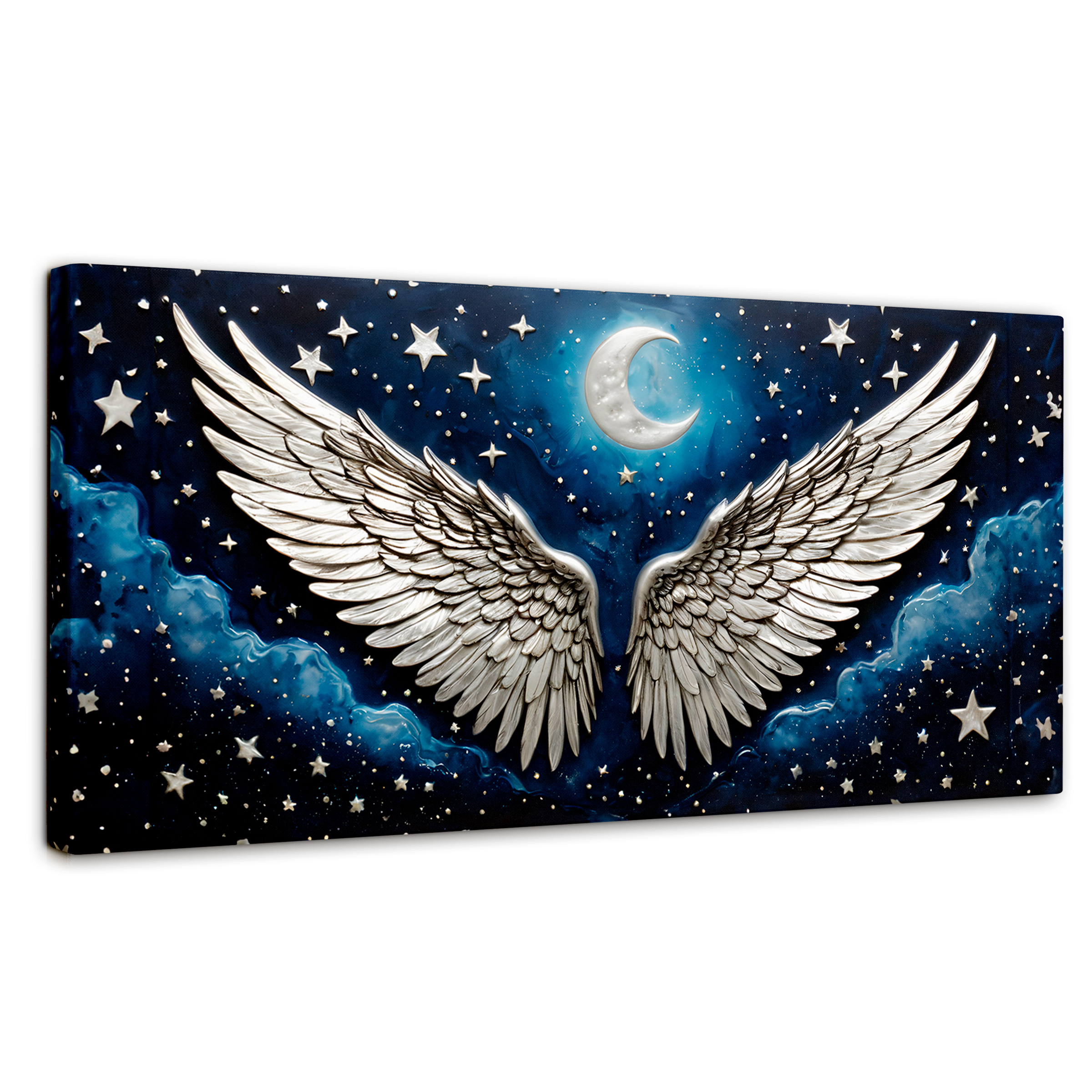 Foto 1 | Cuadro Alas De Ángel Canvas Sueños Alados 120x60