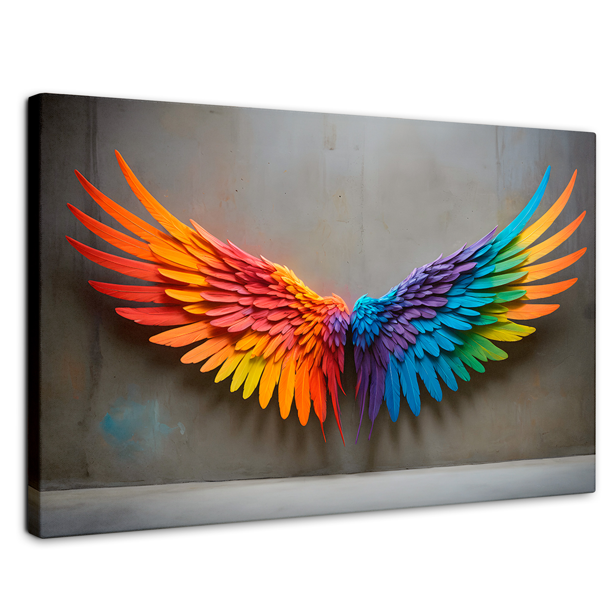 Foto 1 | Cuadro Alas De Ángel Canvas Ángel Vuelo Sutil 90x60