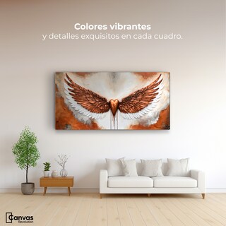 Foto 2 | Cuadro Alas De Ángel Canvas Alas Angel Fuerza 120x60