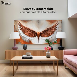 Foto 3 | Cuadro Alas De Ángel Canvas Alas Angel Fuerza 120x60