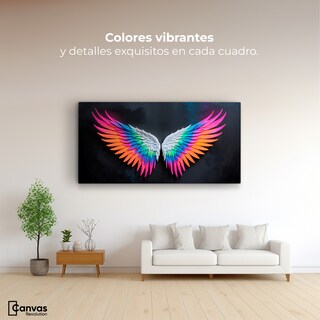 Foto 2 | Cuadro Alas De Ángel Canvas Alas Ángel Pureza 120x60