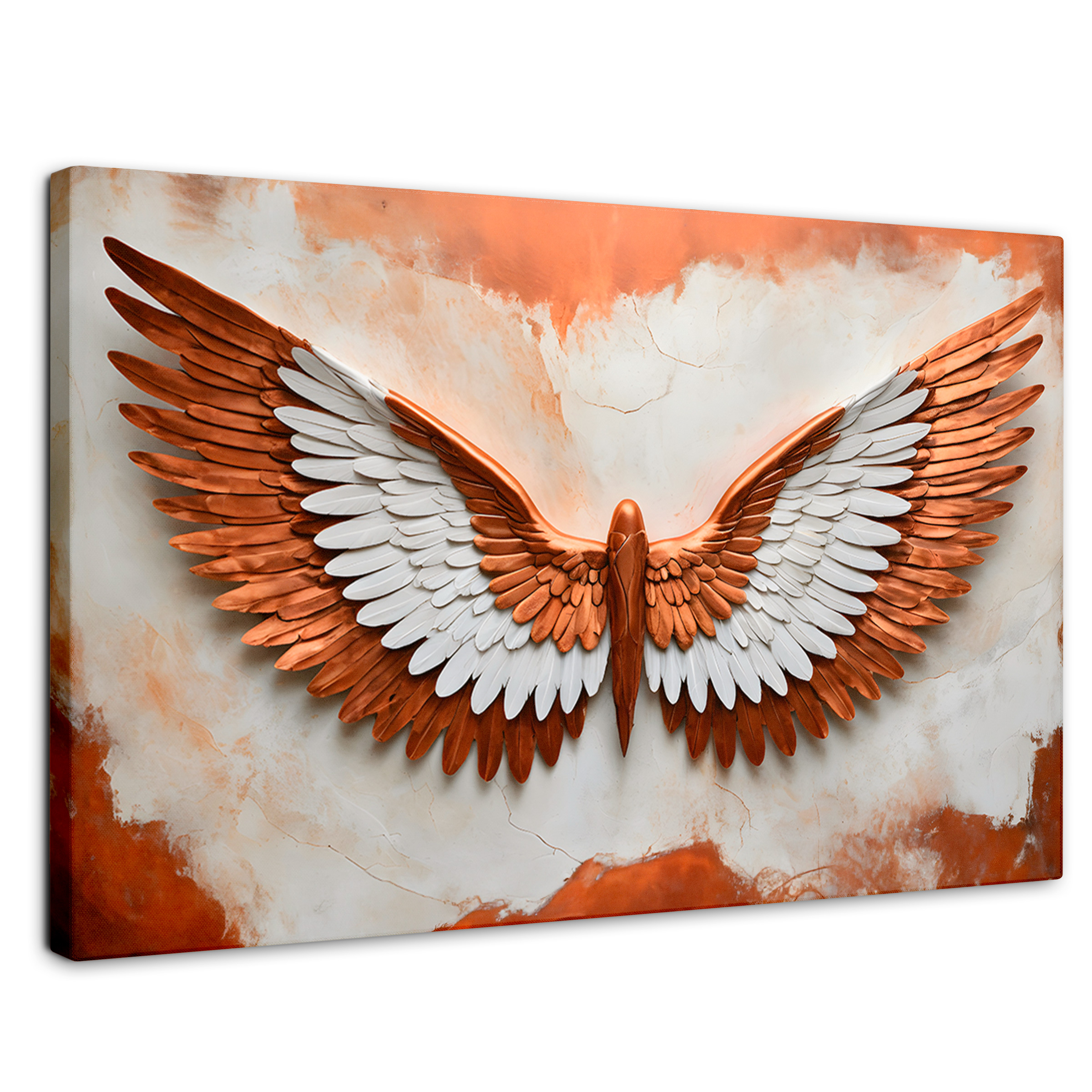 Foto 1 | Cuadro Alas De Ángel Canvas Alas Vibrante Sol 90x60