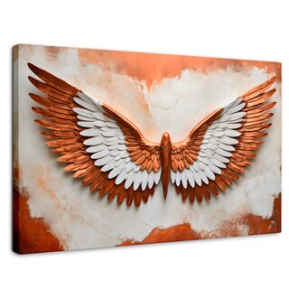 Foto 1 | Cuadro Alas De Ángel Canvas Alas Vibrante Sol 90x60
