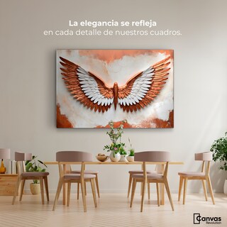 Foto 2 | Cuadro Alas De Ángel Canvas Alas Vibrante Sol 90x60