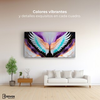 Foto 2 | Cuadro Alas De Ángel Canvas Alas Ángel Alma 120x60