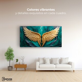Foto 2 | Cuadro Alas De Ángel Canvas Alas Ángel Libre 120x60