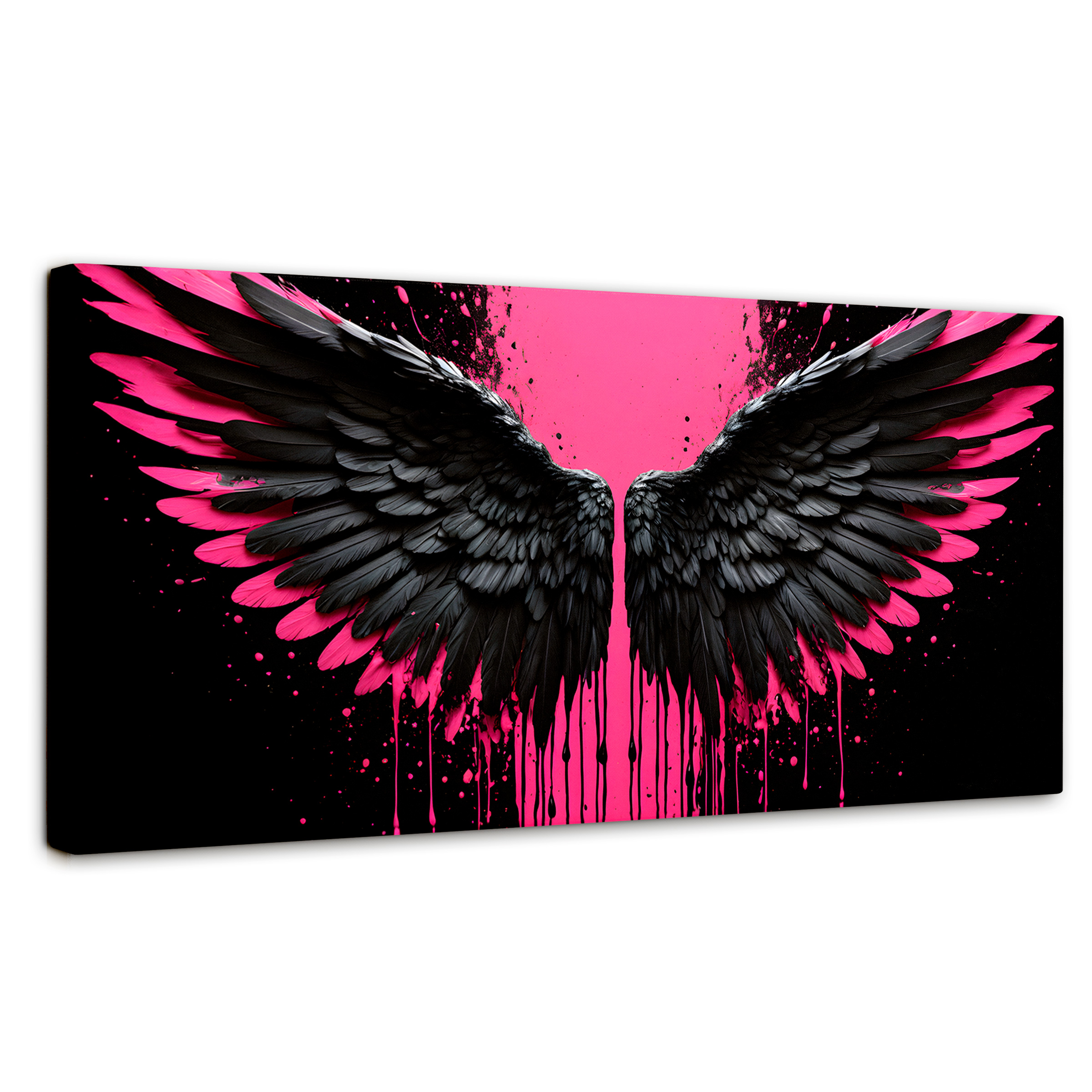 Foto 2 pulgar | Cuadro Alas De Ángel Canvas Alas De Esperanza 120x60