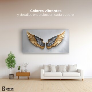 Foto 2 | Cuadro Alas De Ángel Canvas Alas Ángel Sereno 120x60