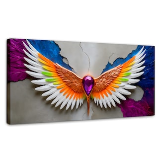 Foto 1 | Cuadro Alas De Ángel Canvas Alas Vuelo Puro 120x60