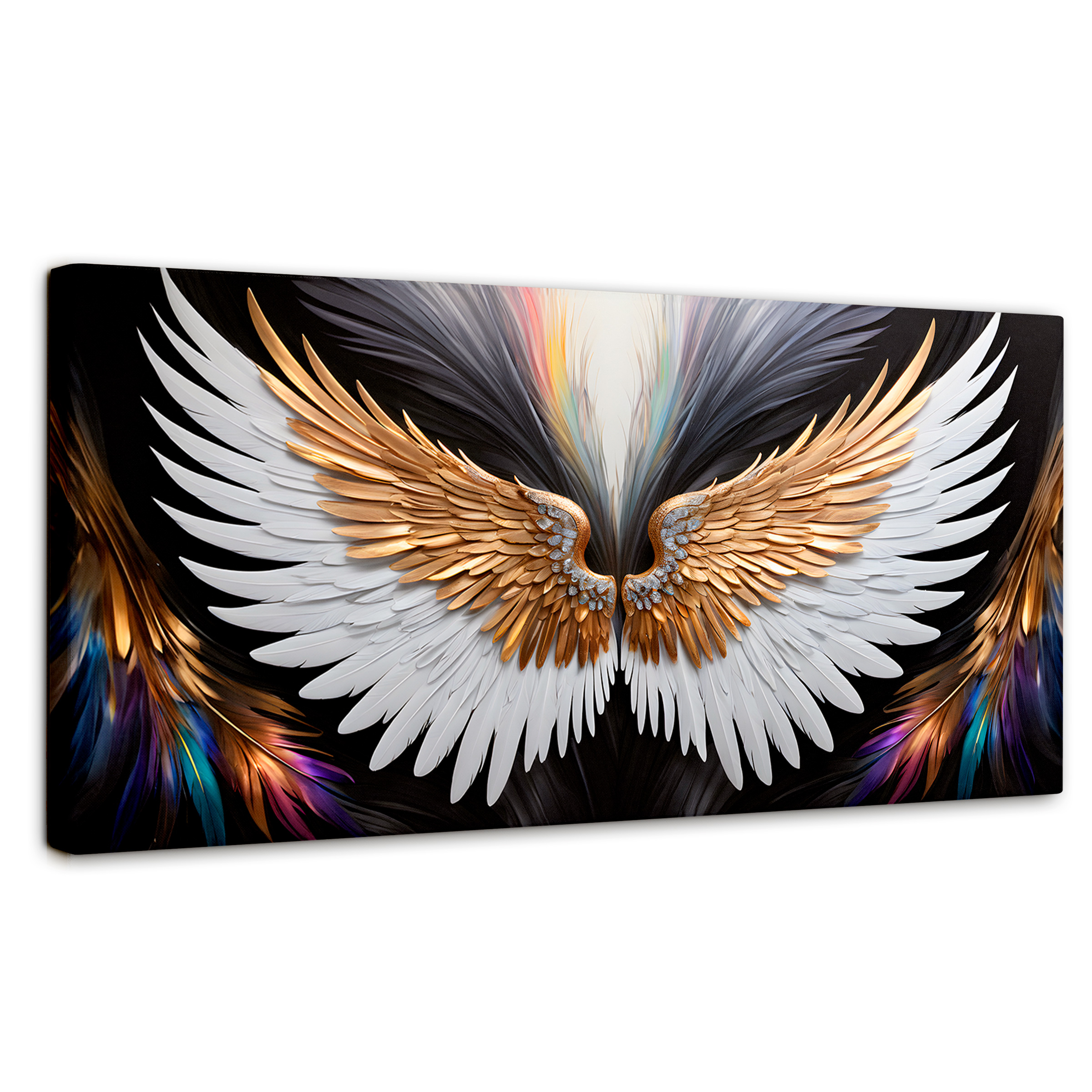 Foto 1 | Cuadro Alas De Ángel Canvas Alas Vuelo Místico 120x60