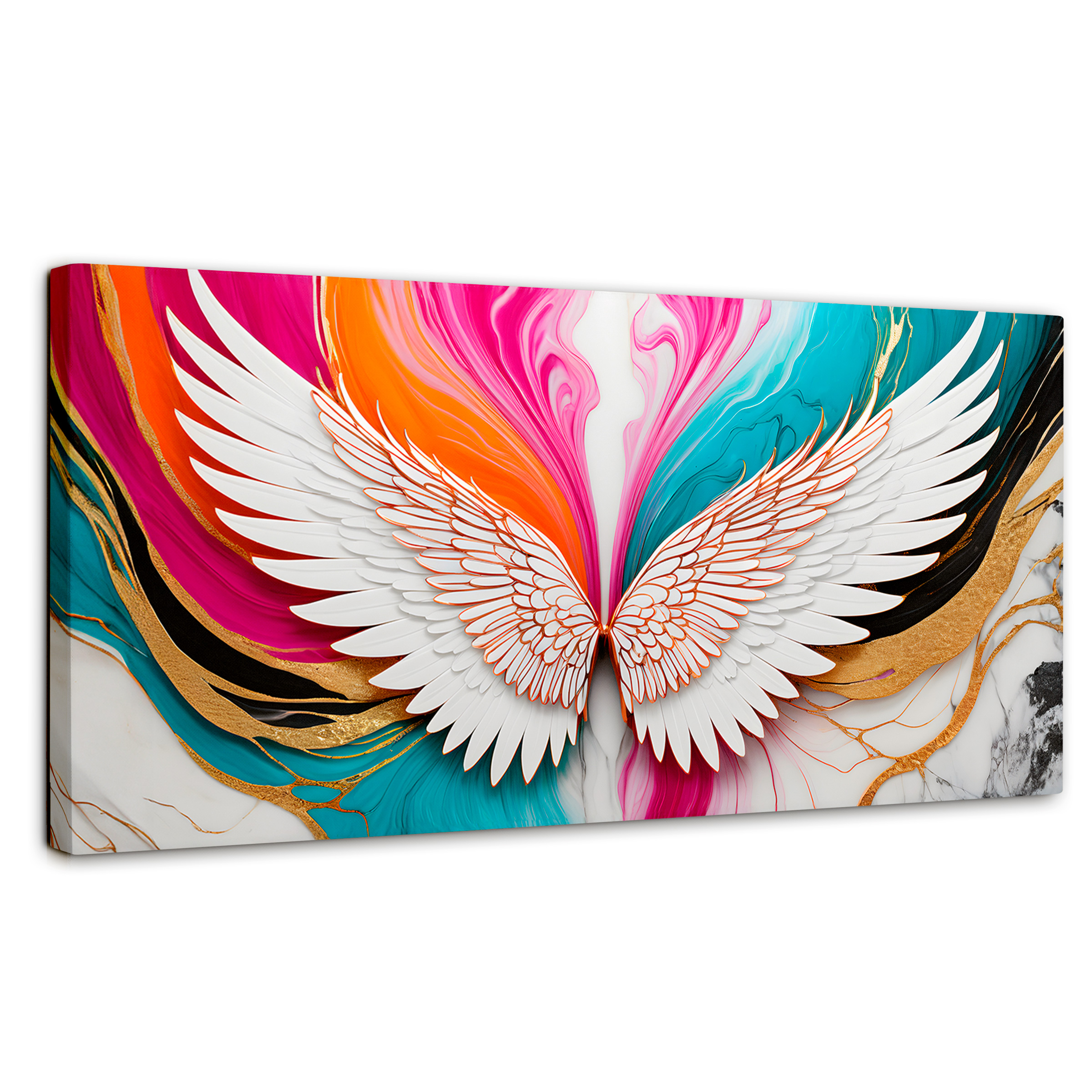 Foto 1 | Cuadro Alas De Ángel Canvas Alas Fusión Color 120x60